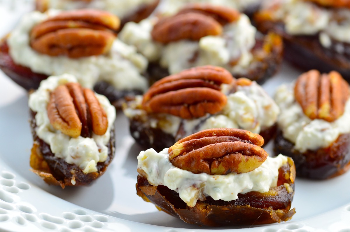 Blue Cheese and Pecan Stuffed Dates Recipe